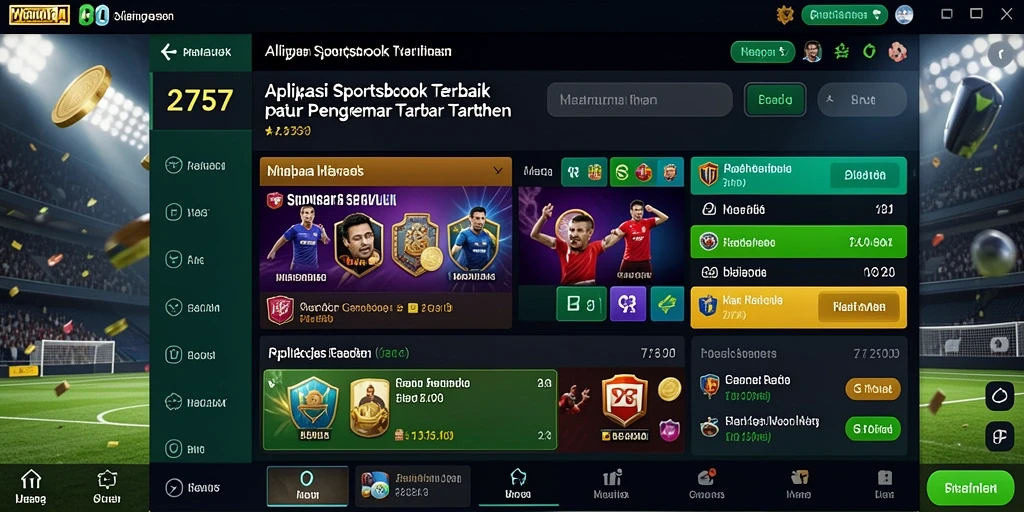 Screenshot gameplay menarik dari aplikasi Sportsbook 2757.