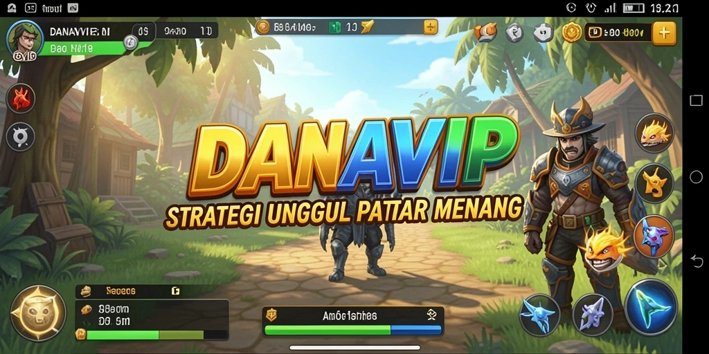 Tampilan gameplay seru dan menegangkan di DANAVIP.