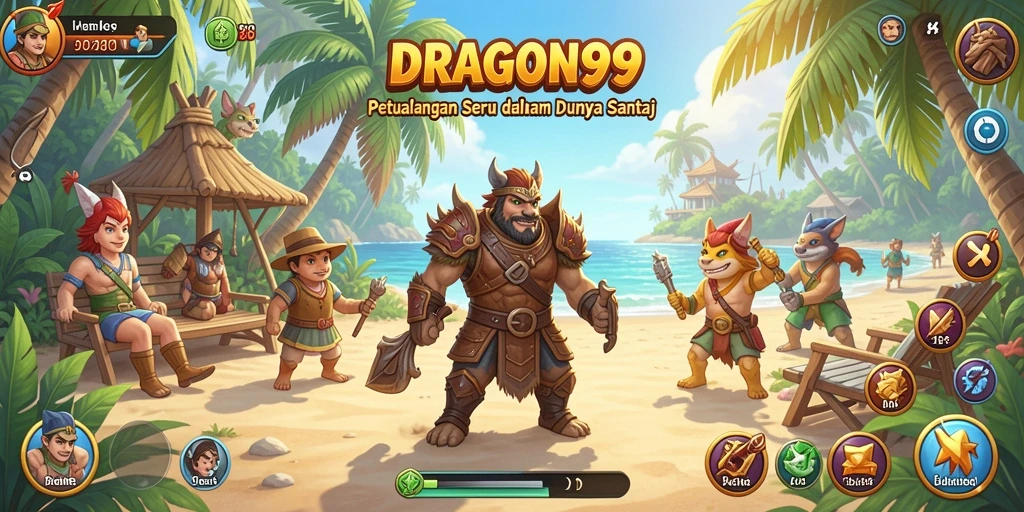 Screenshot DRAGON99 menampilkan gameplay santai yang menghibur.