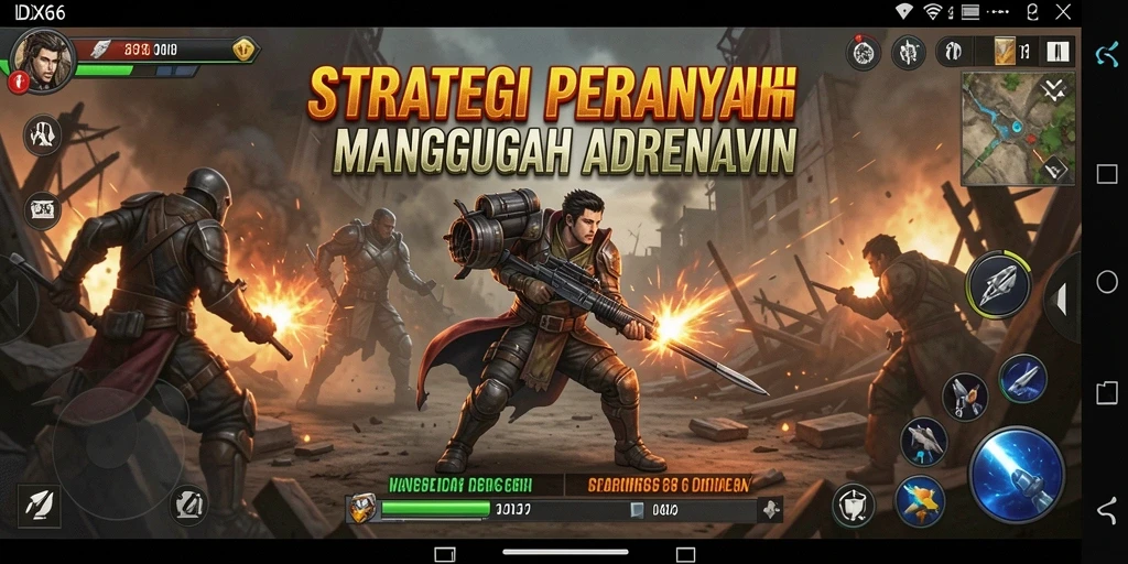 Tampilan gameplay <strong>IDX66</strong> yang mendebarkan dan penuh strategi.