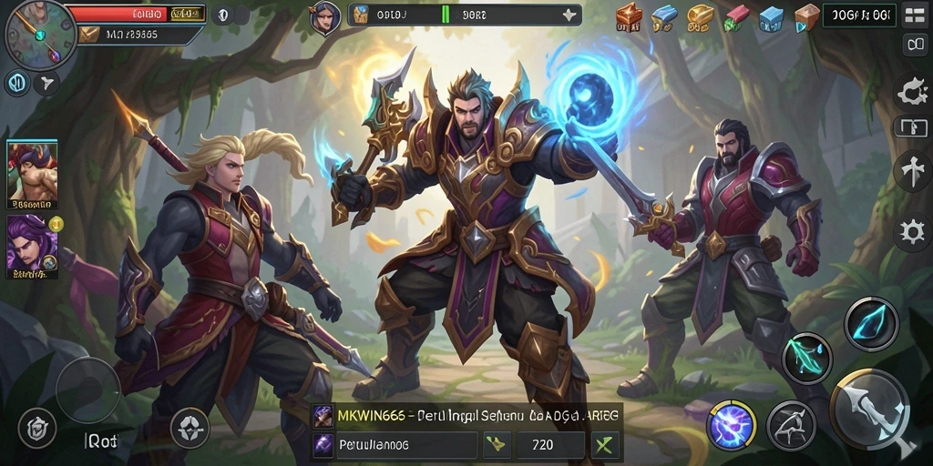 Tangkapan layar <strong>MKWIN666</strong> menampilkan aksi seru dalam dunia ARPG.
