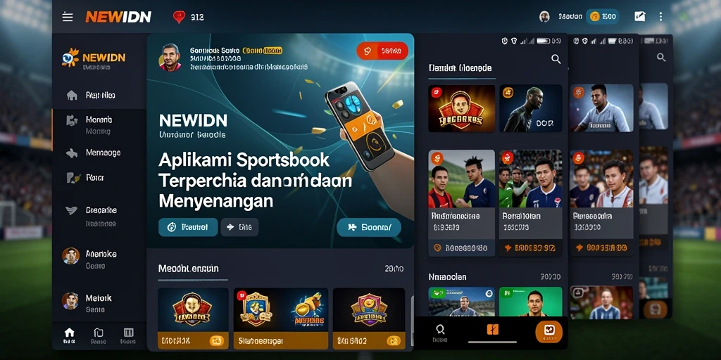 Tampilan menarik dari gameplay Sportsbook NEWIDN.