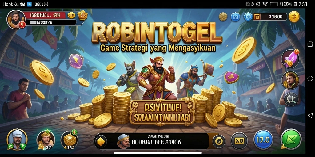Gameplay seru dan strategi mendebarkan dalam ROBINTOGEL.