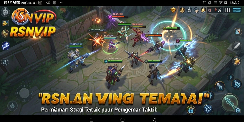 Tampilan gameplay RSNVIP yang seru dan strategis.