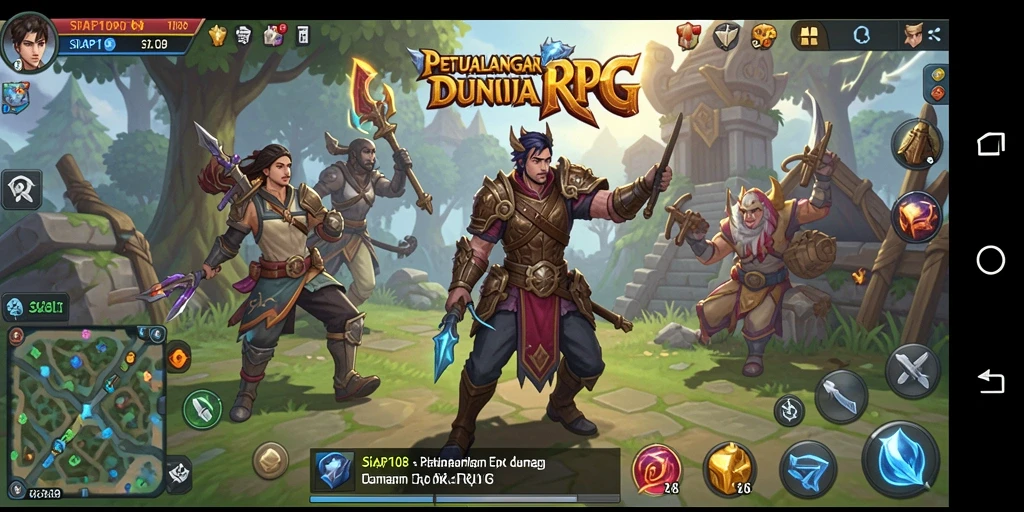 Tangkap momen seru dalam gameplay RPG SIAP108.
