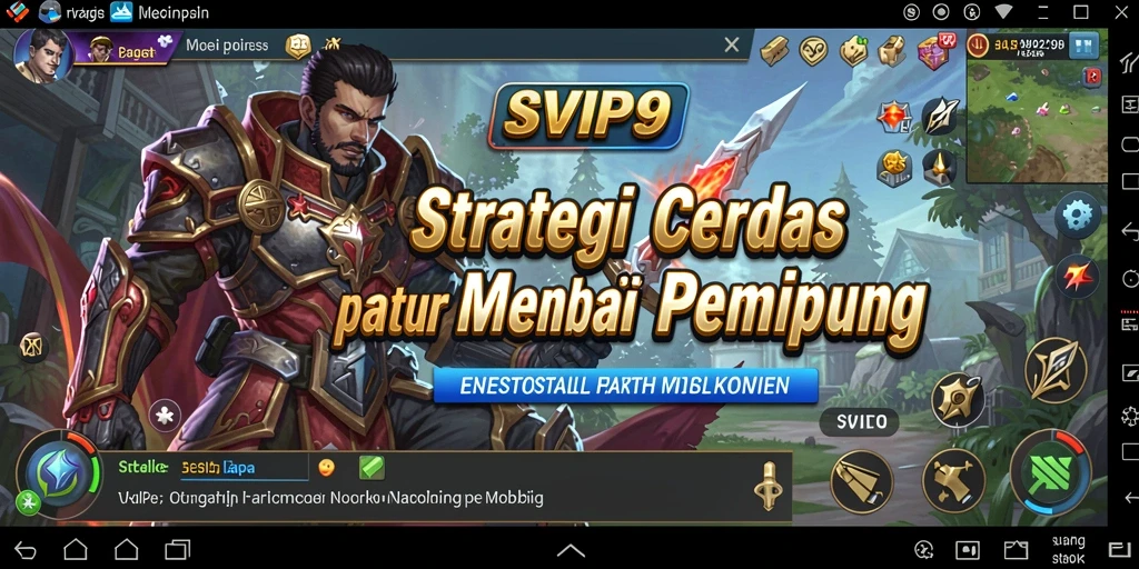 Tampilan menarik dari gameplay strategi SVIP9 yang mendebarkan.
